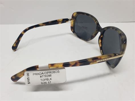 where to buy prada nal1a1 top black medium havana|Prada Women PR08OS NAI1A1 Rectangle Sunglasses Top Black Medium Havana .